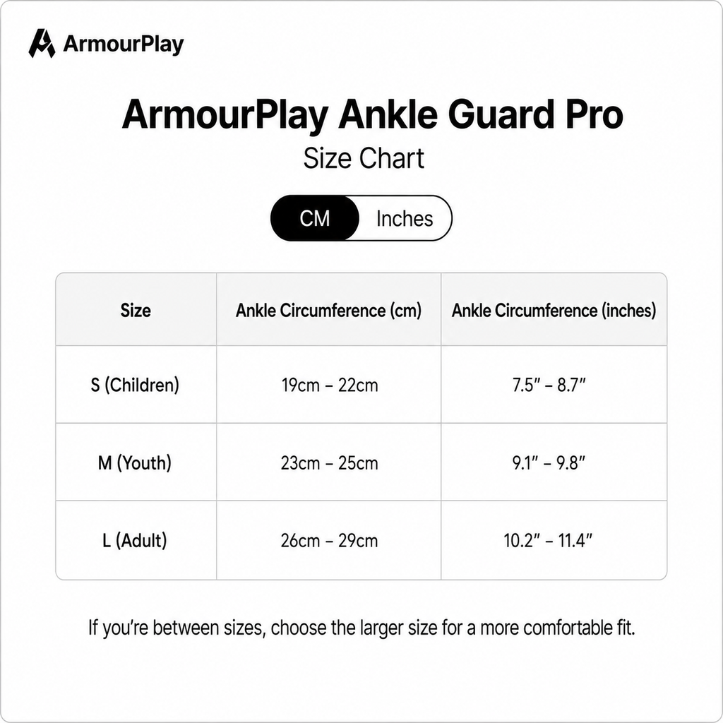 ArmourPlay Ankle Guard Pro
